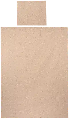 House pussilakanasetti Melange 150x210 cm ruskea - 1