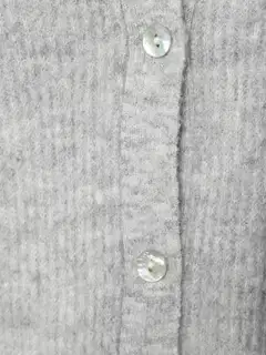 WKLY. naisten lyhyt neuletakki villasekoite 213W312681 - LT GREY MELANGE - 5