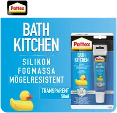 Pattex silikonimassa 50ml tuubi Bath&Kitchen transparent - 2