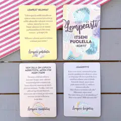 Hidasta elämää Lempeästi itseni puolella -kortit - 7