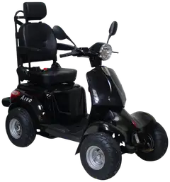 Arvo senioriskootteri P900 musta - 1