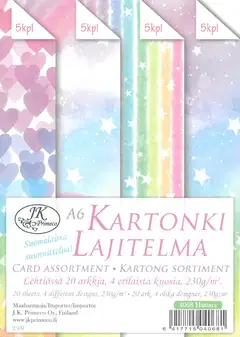 J.K. Primeco kartonkilajitelma A6 Hattara 20ark - 1