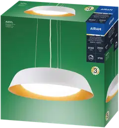 Airam Aidyl LED riippuvalaisin valkoinen/shampanja - 2