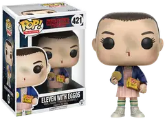 FUNKO POP! Vinyylihahmo: Stranger Things - Eleven (Eggos) w/Chase - 1