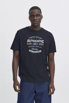 Blend miesten t-paita Bhkubert authentic logo - Salute - 3