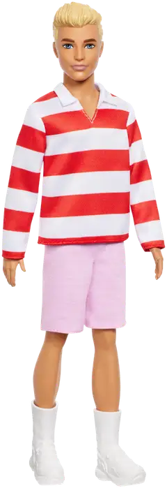 Barbie Ken Fashionista Raidallisessa Paidassa - 2
