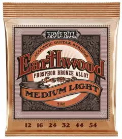 Ernie Ball teräskielisen akustisen kitaran kielet phosphor bronze 12-54 - 1