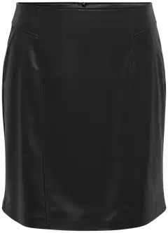 Only Carmakoma naisten tekonahkahame Carbitten - Black - 1