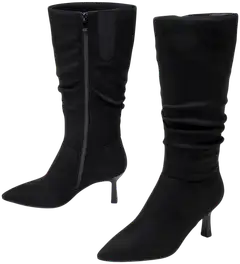 Clou naisten korolliset saappaat Rie2 343792 - BLACK - 3