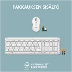 LOGITECH Signature Slim Combo MK950 - valkoinen - 5