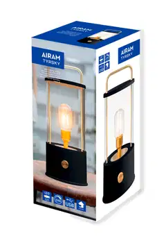 Airam TYRSKY LASILYHTY USB-LAD. MUSTA - 3