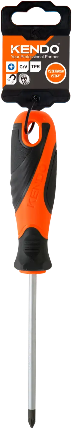 Kendo pozidriv-ruuvimeisseli pz1 × 100 mm / 4" - 1