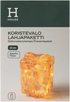 House koristevalo Lahjapaketti 15 cm - 1