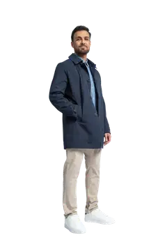 London Fog miesten trenssitakki 204L102503 - Navy Blazer - 4