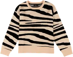 House naisten neulepusero 213H342506 - whitecap grey&black - 1