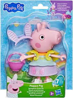 Peppa Pig leikkisetti Pipsan keväinen pukeutumisleikki, 15 cm - 1