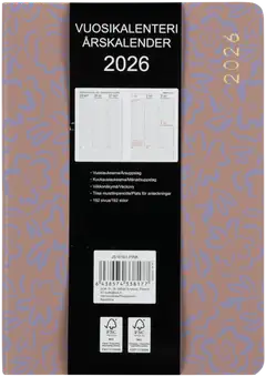 Pöytäkalenteri A5 pinkki - 3