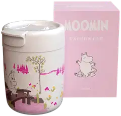 Muumi termosmuki 320 ml valko-pinkki - 2
