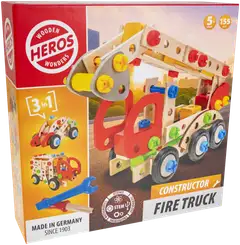 Heros rakennussarja Constructor Paloauto 155 osaa - 5