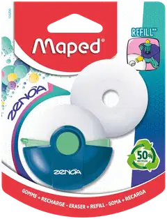 Maped pyyhekumi Zenoa+täyttö värilajitelma korttipakkaus - 2