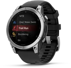 Garmin urheilukello Fenix E AMOLED 47 mm ruostumaton teräs/musta - 2