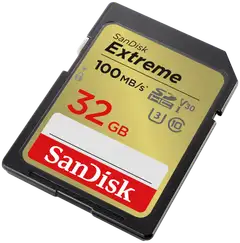 Sandisk Extreme sdhc-kortti 32gb 90mb/s v30 u3 4k - 1