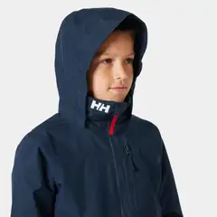 Helly Hansen nuorten välikausikuoritakki Crew Midlayer 2.0 41821 - Navy - 5