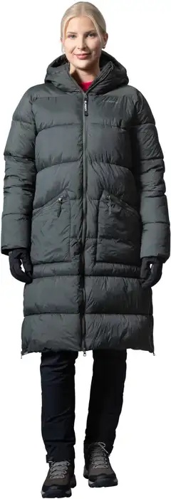 Luode12 naisten pitkä talvitakki 223L382588 - Beluga - 6