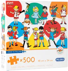 Peliko Peppi Pitkätossu palapeli 500 palaa - 1