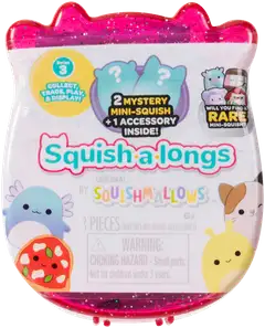 Squish-a-longs 2,5 cm yllätyshahmo 2 kpl - 3