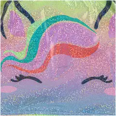 House lasten hameuimapuku Glitter Unicorn 235H012625 - Glitter Allover Print - 3