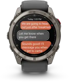 Garmin älykello Fenix 8 pro – 51 mm, amoled, sapphire, titaani – grafiitinharmaa/musta - 3