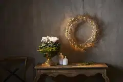 Star Trading Led-valokranssi Fizzy 45 cm, kulta - 3
