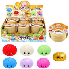 Squishy Dumplings puristeltava lelu 10 cm - 1