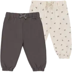 TEX BABY vauvojen collegehousut I990289 2-pack - Anthracite - 1