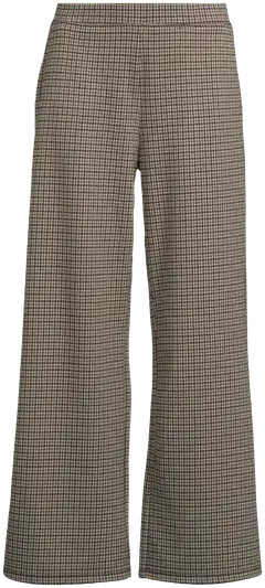 London Fog naisten jacquard-housut leveä lahje 222L263310 - brown aop - 2