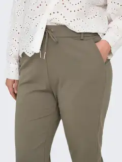 ONLY CARMAKOMA naisten housut Cargoldtrash - Smokey Olive - 6