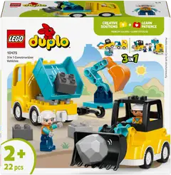 LEGO® DUPLO Town 10475 Työmaa-ajoneuvot 3in1 - 5