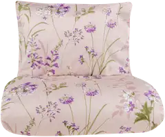 House satiinipussilakanasetti Amanda 150x210 cm vaaleanpunainen - 1