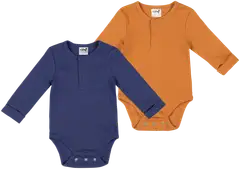 Ciraf vauvojen ribbibody 250B252923 2-pack - Biscuit & Skipper blue - 1