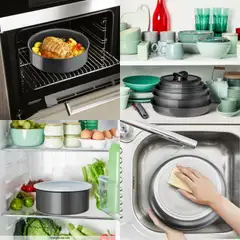 Tefal Ingenio Renew ON 5 osainen paistoastiasetti (pannu 22 cm + 28 cm, kattila 20 cm, kasari 16 cm, irtokahva) L2619002 - 7