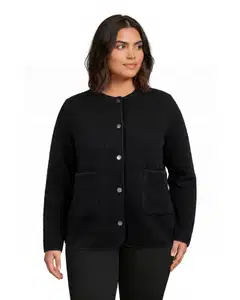 House naisten kohokuviollinen jakku 220HP30619, D-mitoitus - Black - 1