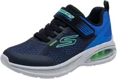 Skechers lasten lenkkari Microspec Max Advance  Squad-P - black/blue/lime - 5