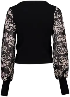 Hailys naisten neule sk  mi44nu ked-2409028 - BLACK - 3