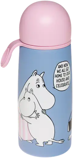 Moomin Arabia termospullo Kotona viimein 450ml - 1