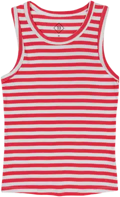 TEX naisten hihaton ribbitoppi I978878 - RED LIGHT - 1