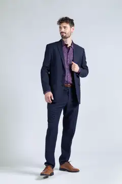 London Fog miesten bleiseri normaali rf 2010lf2 - Night Sky - 4