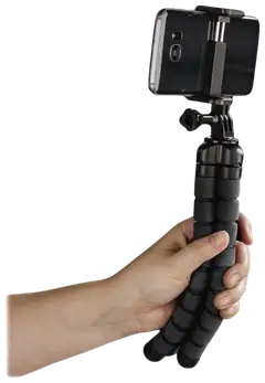 Hama flex jalusta älypuhelimille ja gopro-kameroille, 26 cm, musta - 5