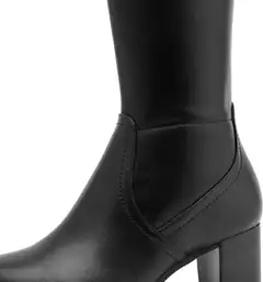 Jana shoes naisten stretchsaapas 25566 - BLACK - 4