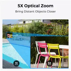 Reolink P840 (RLC-823S1W) Smart 4K PTZ PoE Cam 360° Valkoinen - 2